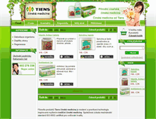 Tablet Screenshot of cinska-medicina-tiens.cz